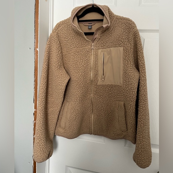 Sherpa Teddy Zip-up Fleece Jacket - Picture 2 of 3